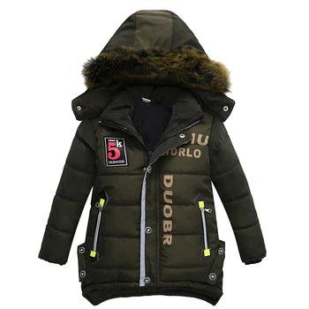3-6year 2018 Baieti haine de Iarnă&Jacheta copii jachete Casual Baieti gros geaca de Iarna Băiat copil palton Haina haine pentru Copii cu gluga