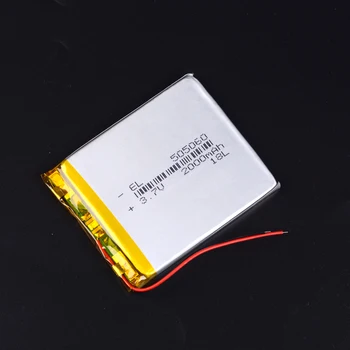 3.7 V 2000mAh 505060 Litiu-Polimer Li-Po, li-ion Reîncărcabilă Baterie Lipo celule Pentru interfon Bluetooth speaker PDA POS GPS