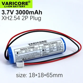 3.7 V/4.2 V 18650 Li-ion baterie 3000mAh 5200mAh 6000mAh 9000mAh 12000mAh cu PCB protecție XH 2.54 2P Plug