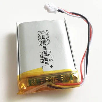 3.7 V 900mAh Litiu-Polimer LiPo Baterie Reîncărcabilă cu JST 1.25 mm 3pin conector Pentru MP3 PAD camera GPS laptop 803040