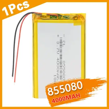 3.7 v li-po, li-ion 3 7 v polimer baterie Reîncărcabilă 855080 4000mAh Pentru MP4 MP5 Tableta GPS DVD PDA BT Difuzor MID