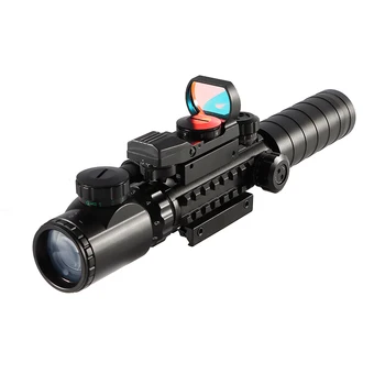 3-9X32EGC Vânătoare Optic Rosu Verde Aprins Riflescope Holografic Reflex 4 Reticul Rosu Verde Dot Combo de Vânătoare domeniul de Aplicare