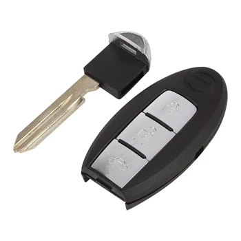 3 butoane inteligente telecomanda cheie auto shell pentru nissan Micra Xtrail Qashqal Juke Duke Navara Înlocuire Cheie shell cu baterie loc