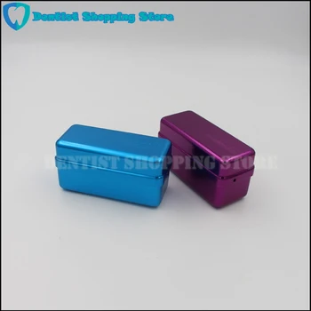 3 culori Calde 72 Gaura din Aluminiu Sterilizator Autoclav Caz Freze Dentare, Dezinfectarea Endo Fișiere Suport Cutie Pentru Instrumente de Îngrijire Orală