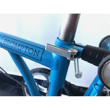 3 culori Pliere Biciclete Aluminiu Seatpost Clip Cârlig pentru brompton bicicleta BMX Seatpost Clemă Usoare