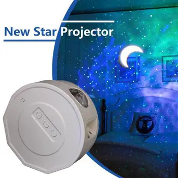 3-in-1 USB cu LED-uri de Muzică de Rotație Cerul Înstelat Lumina de Proiecție Ocean de Proiecție Strălucitoare Stea Apa Lumina Lumina de Noapte Cadouri pentru Copii