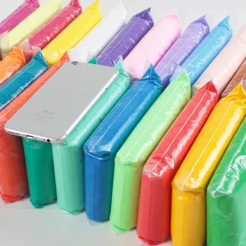 3 Pachete/set DIY Aer Uscat Argila Colorate Porțelan Rece Aluatul Copii Spumă Lut Copii Plastilina Inteligentă Culoare Aleatorii