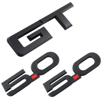 3 Pack Insigna Embleme de Înlocuire GT Emblema Plus 5.0 Embleme Compatibil pentru Ford Mustang Decalcomanii-