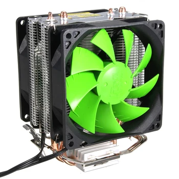 3 Pin Dual Fan Cooler CPU radiatorul PROCESORULUI de Răcire Ventilator Pentru Intel LGA775/1150/1155 AMD AM2/AM2+/AM3 AM4 Ryzen Pasta Termica