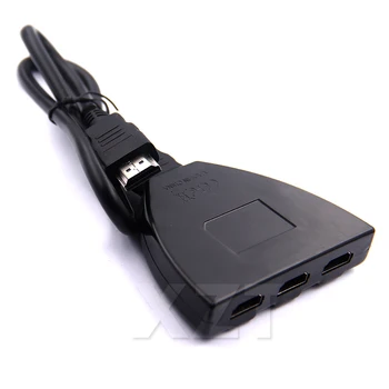 3 Porturi 1080P 3D HDMI AUTO Comutator Comutator Splitter cu Cablu pentru PC TV HDTV, DVD, PS3 Proiector HUB HDMI pentru Xbox 360