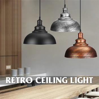 3 Stil Vintage Lumini Pandantiv Agățat Edison E27 Bec Lampa De Noapte Prindere Loft Bar Living Decorul Camerei De Iluminat Industriale Lampa