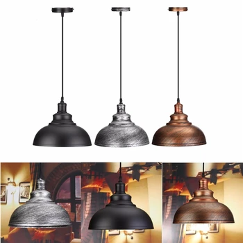3 Stil Vintage Lumini Pandantiv Agățat Edison E27 Bec Lampa De Noapte Prindere Loft Bar Living Decorul Camerei De Iluminat Industriale Lampa