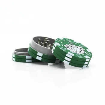 3 strat de jetoane de Poker Stil Spice Iarba Cutter Țigară Accesorii Gadget Tutun Tocat Planta Cutter pentru Fumat Pipa Gadget