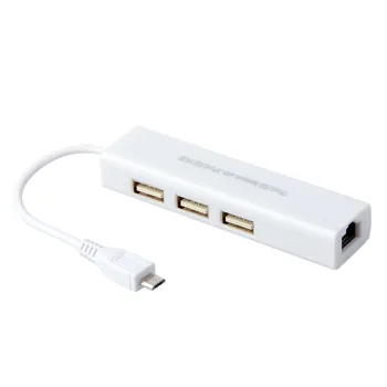 3-în-1 Multi Porturi de Tip C HUB RJ45 Micro USB C Adaptor Micro USB-C Livrare de Energie