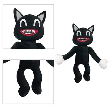 30*20cm Anime Sirena Cap Jucarie de Plus Desene animate Sirenhead Animale Împăiate Papusa de Groaza Pisica Neagra Peluches Jucării pentru Copii Cadou de Crăciun