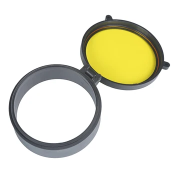 30-69MM Galben Transparent de Aplicare Pușcă Lens Cover Flip Up Rapid Primăvară Protecție Capac Obiectiv Capac pentru Airsoft Pistol de Calibru