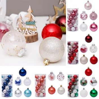 30 Buc Agatat Ornament Decor Minge de Crăciun Baubles Petrecere de Crăciun și Decorații de Brad Festiv Podoabă Bile Pentru Petrecerea de Craciun zz