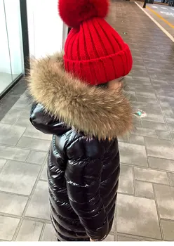 -30 de grade 2019 fete de îmbrăcăminte de iarnă rață în jos jachete cald îngroșa haine copii baieti îmbrăcăminte exterioară hanorac 3-14Y ws1046