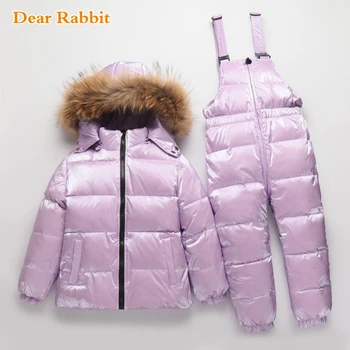 -30 de grade Iarna rus de îmbrăcăminte pentru copii seturi de fete haine pentru anul nou hanorac baieti copii haina jos jachete de zăpadă purta