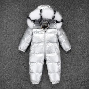 -30 Iarna rus Snowsuit 2020 Copil Băiat Jacheta 90% Rață Jos în aer liber, Haine pentru Sugari Fete Alpinism Pentru Băieți Copii Salopeta 2~5 ani