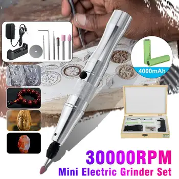30000rpm Mini fără Fir Polizor Electric Pen Bijuterii Gravură Pen masina de Slefuit Polisat DIY Gravor Sculpta Instrument Instrument de Putere Accesorii