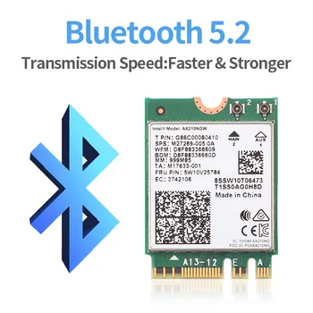 3000Mbps Dual Band Intel AX210 WiFi 6 e placa Wireless Bluetooth 5.2 Pentru Intel AX210NGW Rețea Wifi Wlan Card 802.11 AX/AC