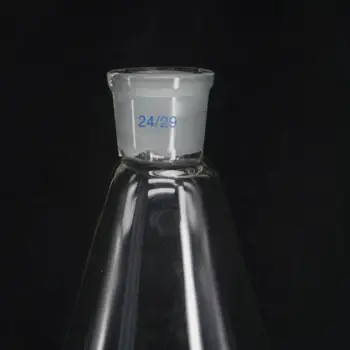 3000ml Quickfit 24/29 Pahar Erlenmeyer Conic de Sticla de Laborator de Chimie, Sticlarie, Consumabile