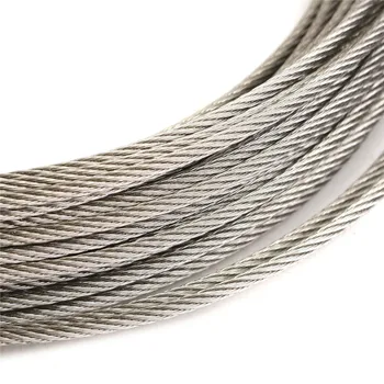 304 din Oțel Inoxidabil de 3mm Diametru de Sârmă de Cablu Haine Cablu de Sârmă Lungime de 30M