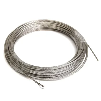 304 din Oțel Inoxidabil de 3mm Diametru de Sârmă de Cablu Haine Cablu de Sârmă Lungime de 30M