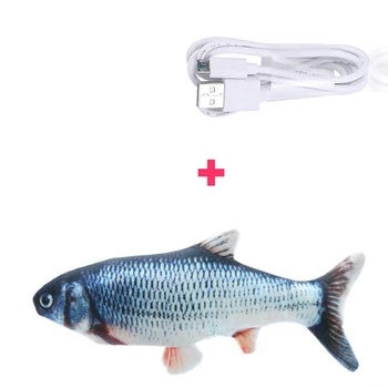30CM Electronice Animal de casă Pisică Jucărie Electric de Încărcare USB de Simulare Pește Jucării Pentru Pisica Interactive, Cadouri de Înaltă Calitate