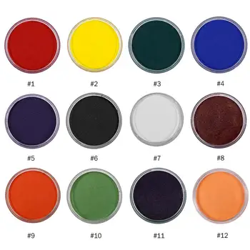 30g/buc Mata Fata Corpului Pigment Vopsea cu Pensula Pictură pentru Petrecere Festival Cosplay Fata Machiaj Culoare Pigment 12 Culori