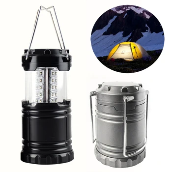 30LED Pliabil Compact Felinar Camping Pescuit Lampă Portabilă Cort Lumina Lumina Impermeabil Reflector Lanterna de Urgenta