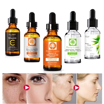 30ml Facial Repararea Pielii Retinol Serum Vitamina C Ser pentru Fermitate Anti-Rid, Anti-Imbatranire, Anti Acnee Ser de Îngrijire a Pielii Nou SOSIRE