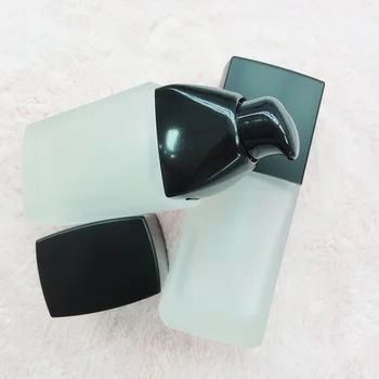 30ml pătrat de sticlă mată sticla lotiune cosmetice BB CC crema fond de ten lichid de ambalare recipient cu capac negru