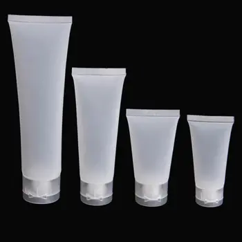 30pcs 20/30/50/100 ml de Călătorie Mată Gol Cosmetice Tub Stoarce Demachiant Facial Containere Crema de Sticla Lotiune Mostra de Gel de Flacoane