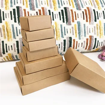30PCS Kraft alb/negru și Cutii Cu Ferestre din PVC Cutii de Cadouri Săpun Manual Cutie de Hârtie pentru Bomboane de Nunta xmas cutii
