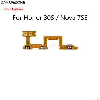 30PCS/Lot Pentru Huawei Honor 30 Pro / Onoarea 30 Nova 7SE Butonul de Alimentare Comutator & Volum, Buton On / Off Cablu Flex