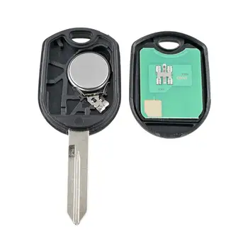 315MHz 4 Butoane de acces fără cheie Netăiat Flip Telecomanda breloc cu ID 63 Cip 80 De Biți pentru Ford 2011-Explorer / Ford 2011-2016 F-Series
