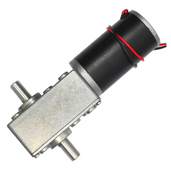 31ZY permanent magnet DC worm gear motor 12v(1280)24V(2480) perdele panou motor 4058 dublu axa
