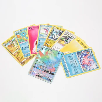 324Pcs Carduri Pokemon GX EX VMAX Cutie engleză Carti de Joc de Colectie Tabla de joc feyenoord Luptă Carte de Tranzacționare Stralucitoare Joc de Copil