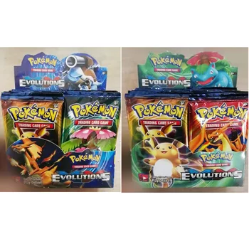 324pcs carduri Pokemon Sun & Moon XY Evoluții Booster Box de Colectie Joc de Cărți de Tranzacționare