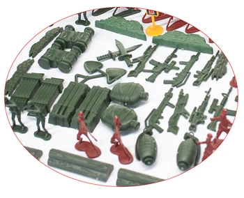 330pcs/set WW2 4cm Militare din Plastic Model Playset Kit Jucărie Armata de Oameni si Accesorii Cadou Pentru Copii Baieti