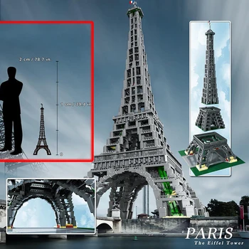 3478 BUC PARIS Turnul Eiffel Arhitectura de renume Mondial 17002 Blocuri Caramizi Compatibile 10181 Copii Cadou de Ziua de nastere