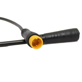 35cm 3 Pini de Frână Cablu de Extensie Pentru BaFang Mijlocul Motorului de Antrenare Negru Ciclism Clapetei de accelerație Maneta de Frână Cablu de Extensie