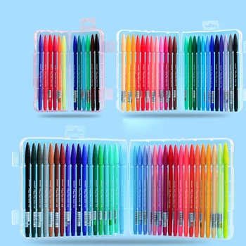 36/24/12 Culori Set De Pixuri Gel Sclipici Colorat Pen Marker Carti Reviste De Artă Desen Student Cadou Neutru Pen
