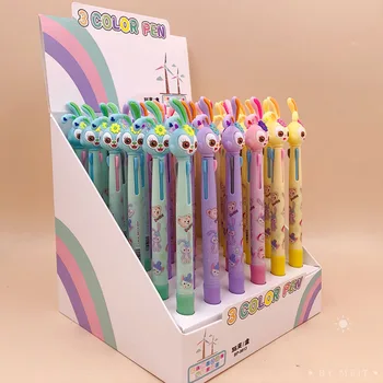 36 buc/lot Desene animate Iepure 3 Culori de Stilou Drăguț pixuri de Birou Școală Consumabile de scris Promotionale Cadou de Papetărie