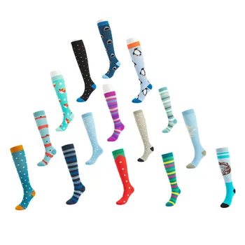 36 De Stiluri De Ciorapi De Compresie Bărbați Femei Sport Maraton De Călătorie Ciorapi Fericit Amuzant Ameliorarea Durerii Asistenta Medicala Ciorapi De Compresie