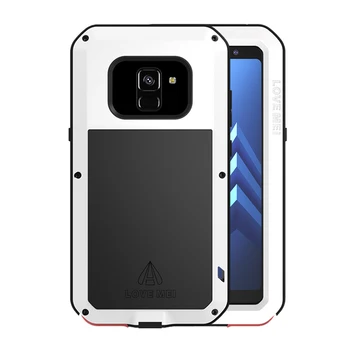 360 De Grade Full Body Caz Pentru Samsung Galaxy A8 2018 Plus A6 S10 E Armura De Metal. Rezistent La Socuri Pentru Cazul Samsung A8 2018 Caz A8Plus