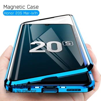 360 magnetic cazul onoarea 20 de ani globală ediție față-verso de sticla capac de telefon pentru huawei honor 20 20 mar s-lx1h coque honor20s caz