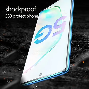 360 protecție Completă Magnetic Flip case Pentru samsung Galaxy s20 ultra Dublă față-Verso de sticla capac telefon sumsung plus s20 s20+ coque